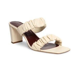 Staud Frankie Ruched Sandals